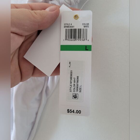 NEW Anne Cole Swimwear Set Tankini Floral White 36B 34D Large Pool Beach Resort - Picture 13 of 15